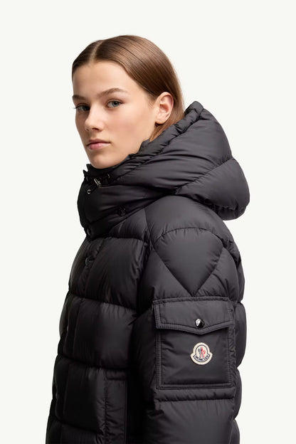 Maya 70 Hooded Short Down Jacket
